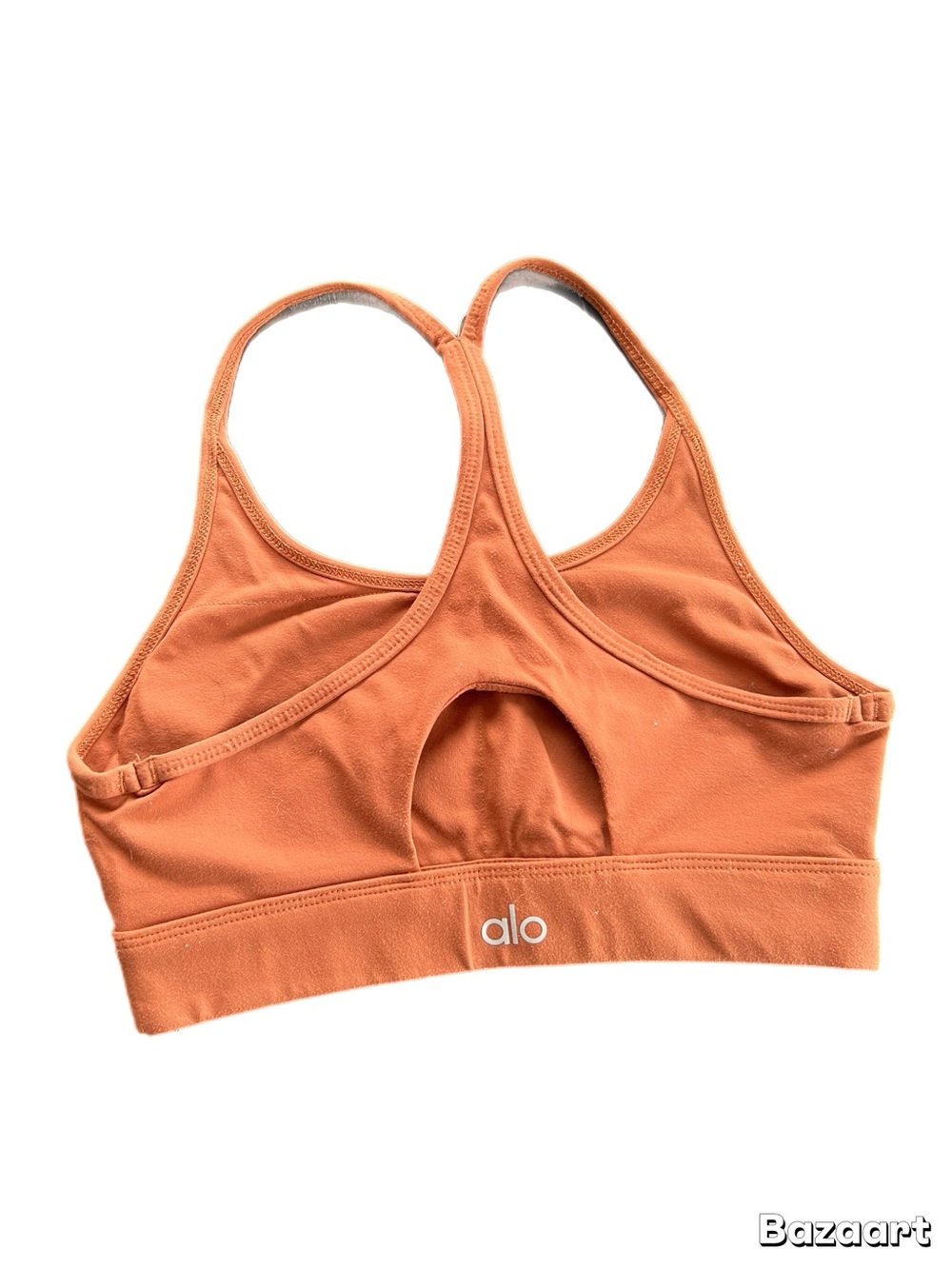 ALO Yoga Orange Racerback Sports Bra